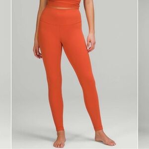 Lululemon Align High-Rise Pant 28" Canyon Orange Size 10